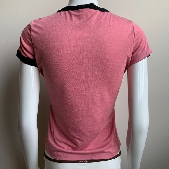 Billabong surf rose & black logo t-shirt - Picture 3 of 3